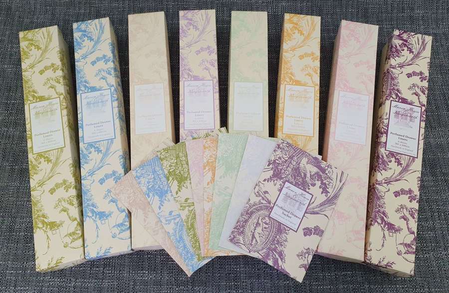 Drawer Liners, Sachets & Fabric Cushions